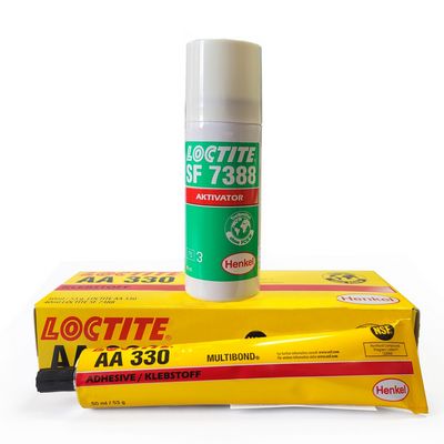 Cola Loctite AA 330 calibrao articuladores 50+40ml