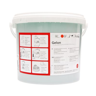 Gelatina de duplicao gesso-gesso Gelon verde 6kg