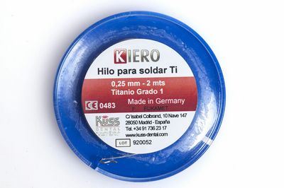 Kiero fio solda titnio  0,25 mm - 2 metros