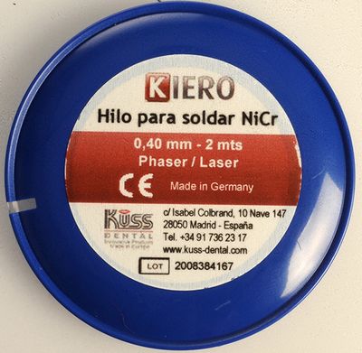 Kiero fio solda CrNi  0,40 mm - 2 metros