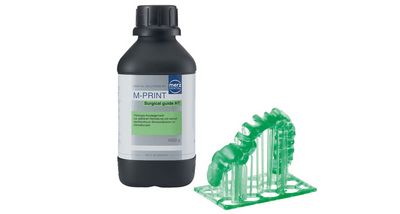 M-PRINT Surgical Guide HT lquido impresso 3D spring-green 1000g