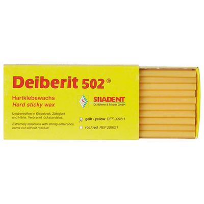 Deiberit 502 cera colante amarela stick 50 unidades