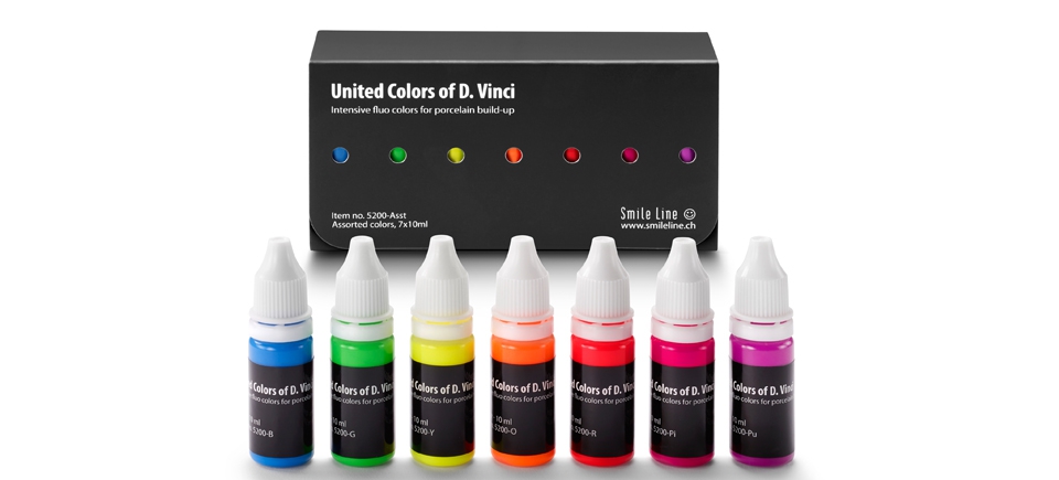 Jogo United Colors Of D. Vinci intensivo 7x10ml cores